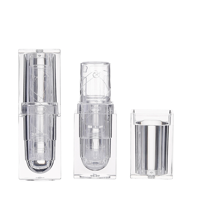 Transparent Lipstick Container Square Lipstick Packaging 8007