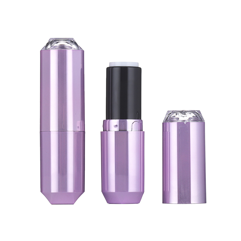 Round empty lipstick plastic lipstick case lipstick empty tube wholesale 8010