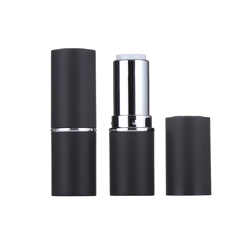 Matte Black Lipstick Tube Plastic Lipstick Container Black Lipstick Case 8030